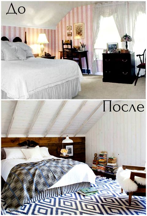 Een eenvoudige witte en roze slaapkamer transformeren.