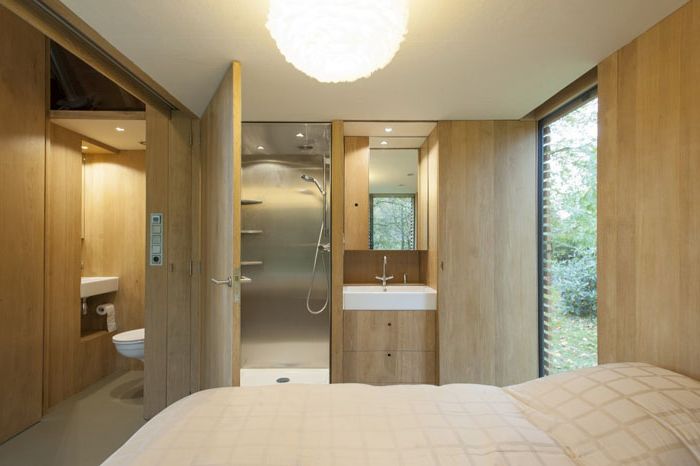 Slaapkamer met badkamer