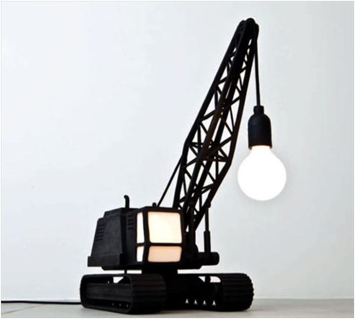 De bronzen lamp van Studio Job design design